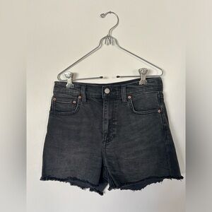 Aritzia/ Denim Forum Jean Shorts Black Romy Slim Short